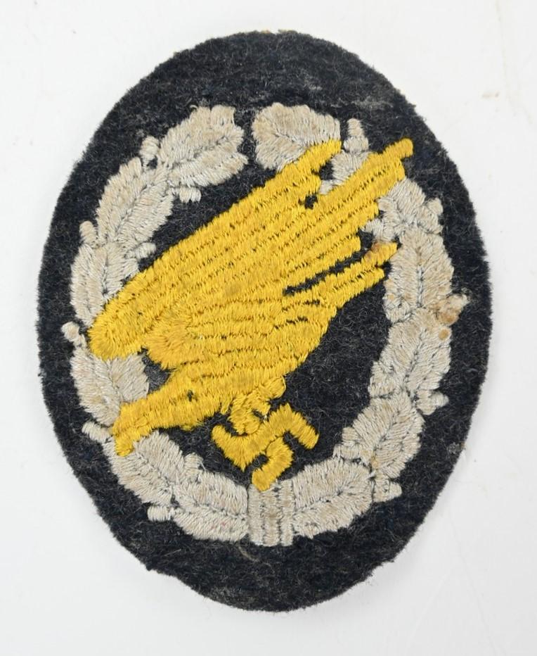 German LW Paratrooper Cloth Badge