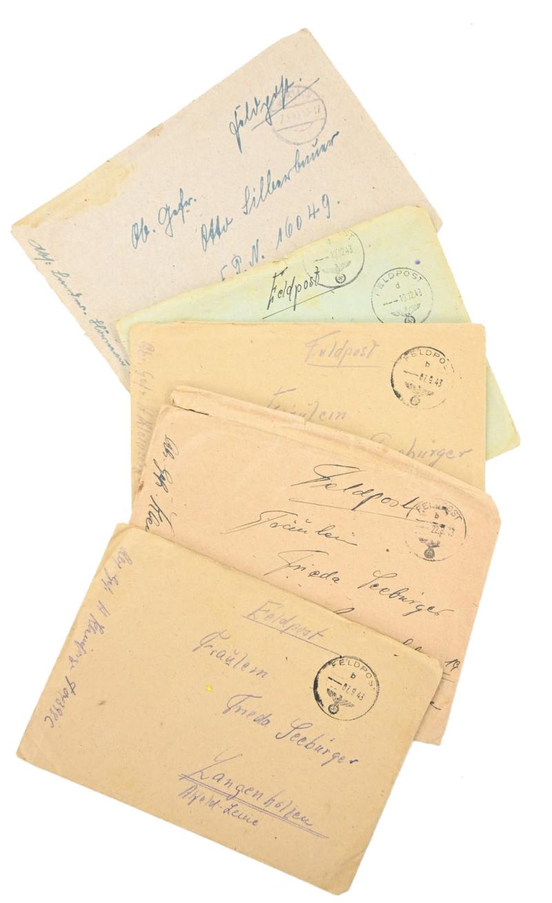 German WH Fieldpost Letters I.R.348 (Normandy)