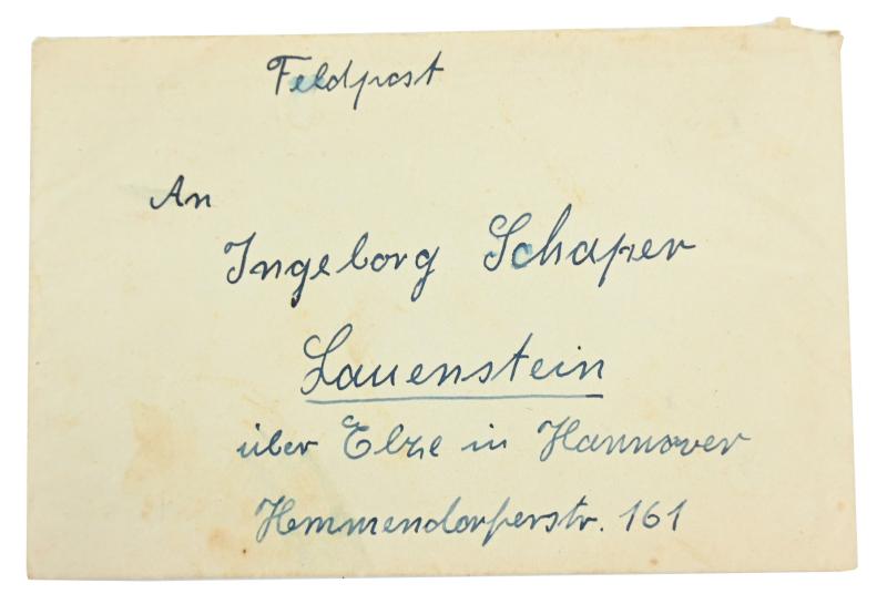 German Waffen-SS TK Fieldpost Letter