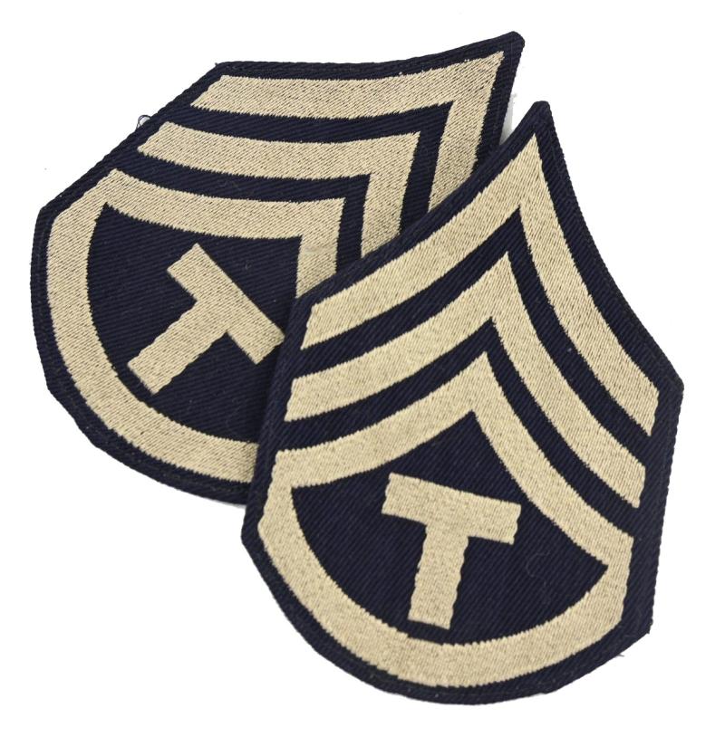 US WW2 NCO Rank Chevron Set