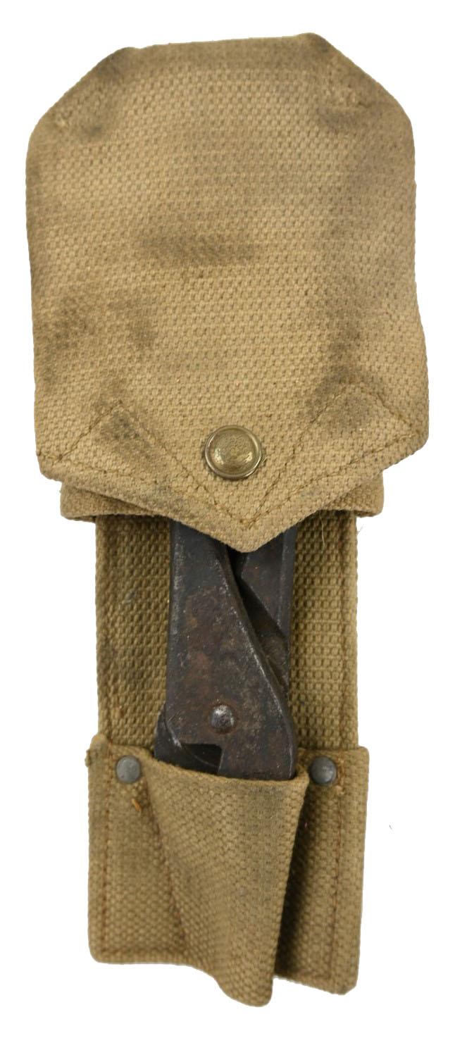 British WW2 Wire Cutter in Carrying Pouch