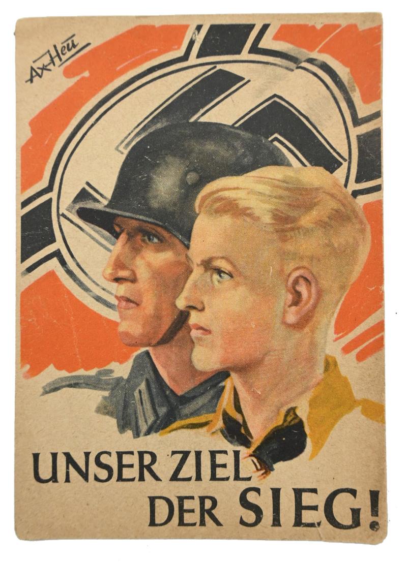 German Hitler Youth Postcard