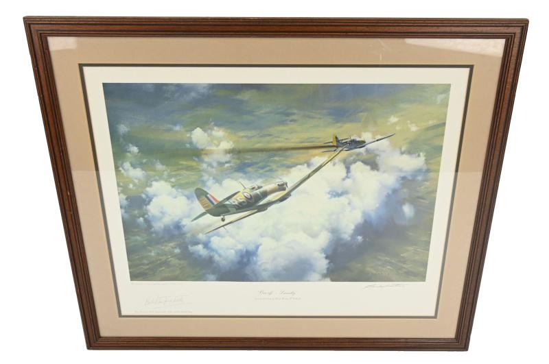 British WW2 Limited Edition Print in Frame