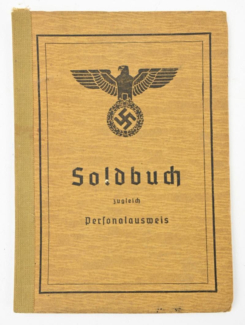 German WH Soldbuch Cover