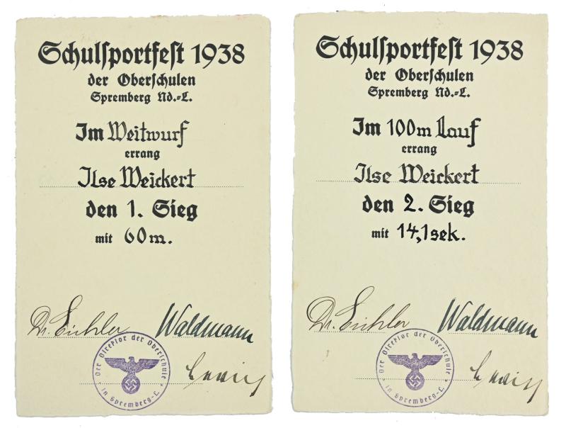 German NSRL Sports Certificate Set