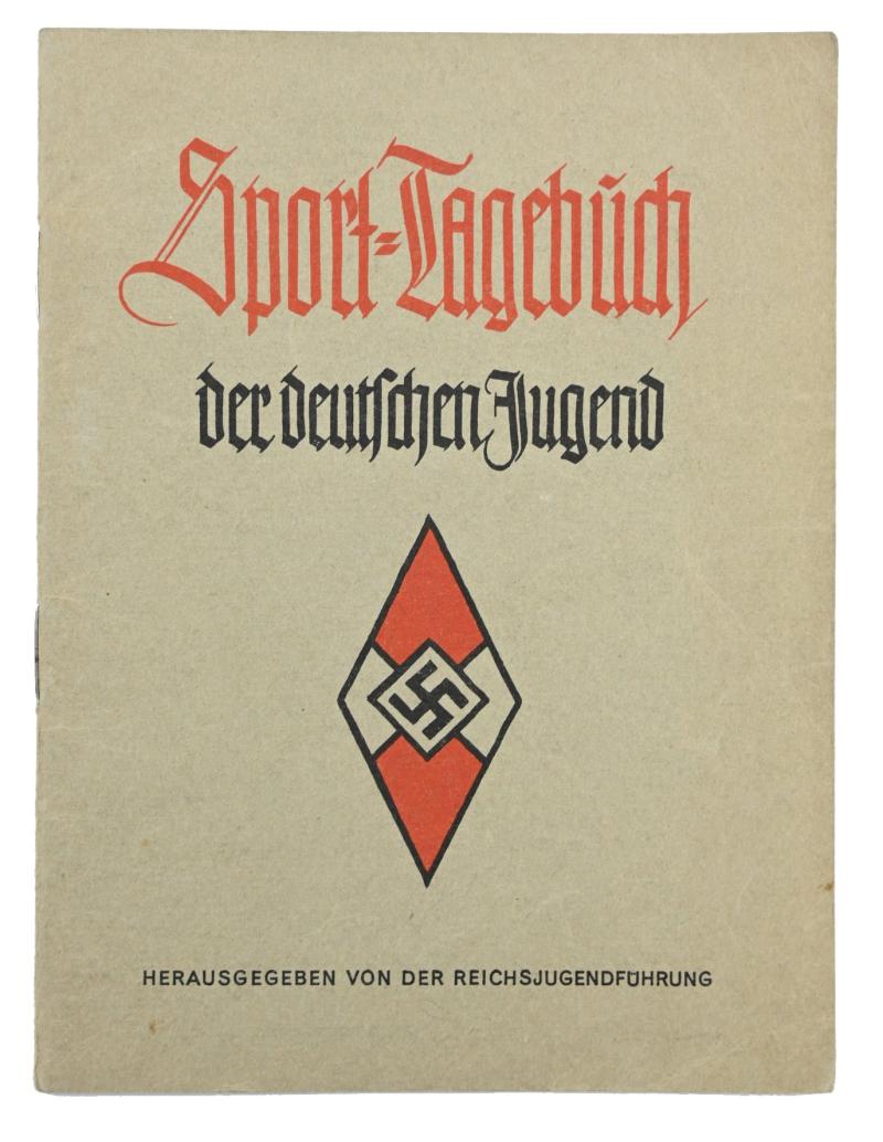 German Hitler Youth Sports Notebook