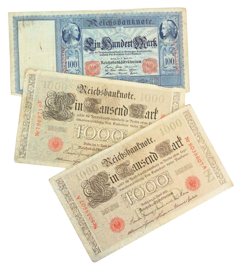 German Reichsbanknote Set