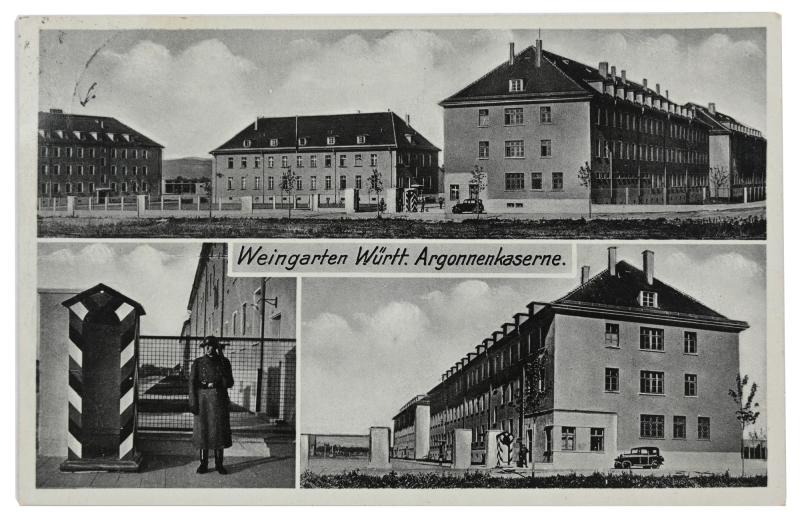 German WH Postcard 'Argonnenkaserne'