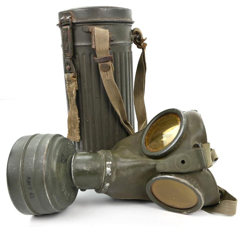 German WH M31 Gasmask & Cannister