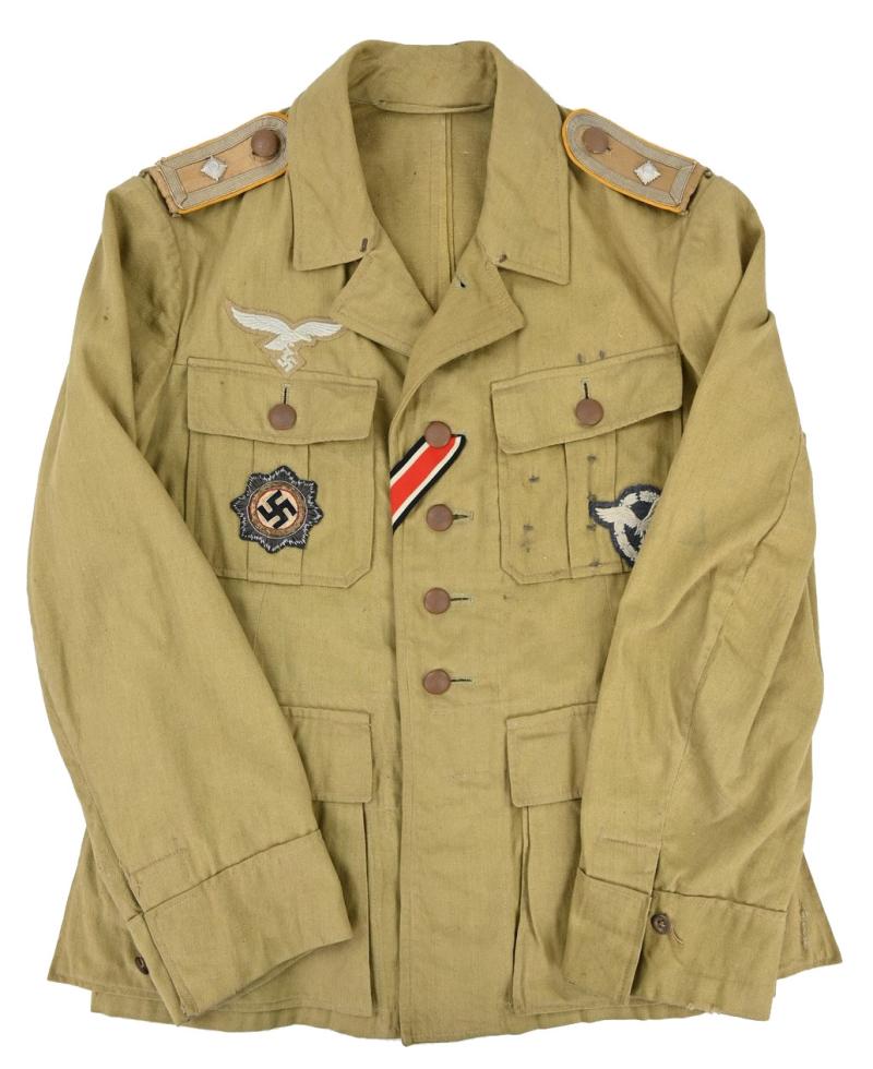 German LW Pilot Tropical DKiG Tunic