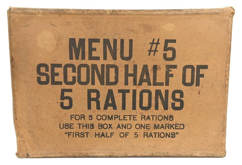 US WW2 Ten-in-One Ration Box