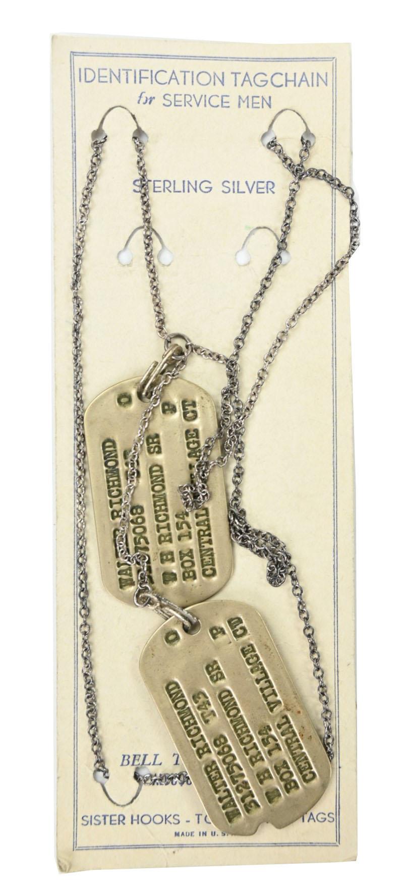 US WW2 Dog-Tag Set 'Walter Richmond'