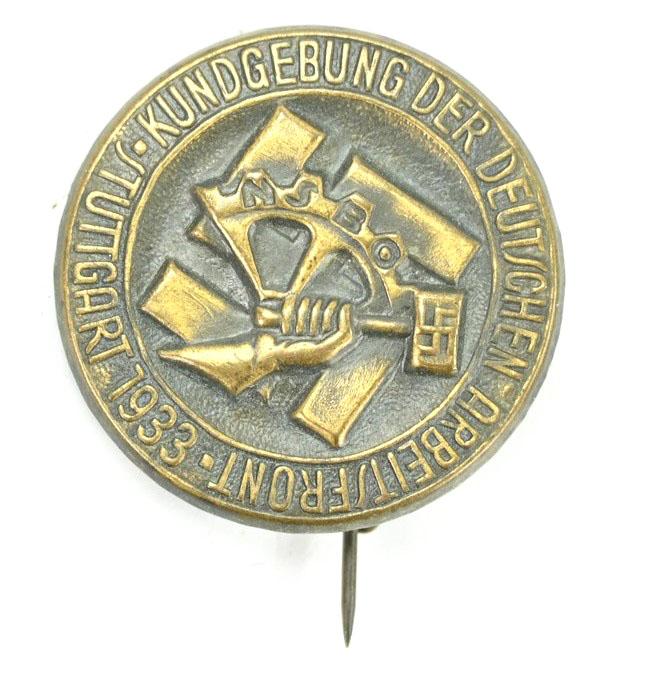 German NSBO Stuttgart 1933 Badge