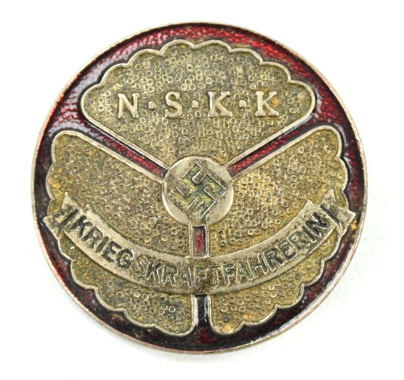 German NSKK Female Truck Driver Broche