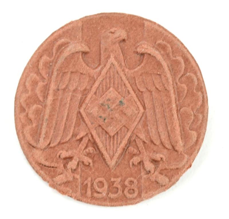 German Hitler Youth Meeting Badge 1938