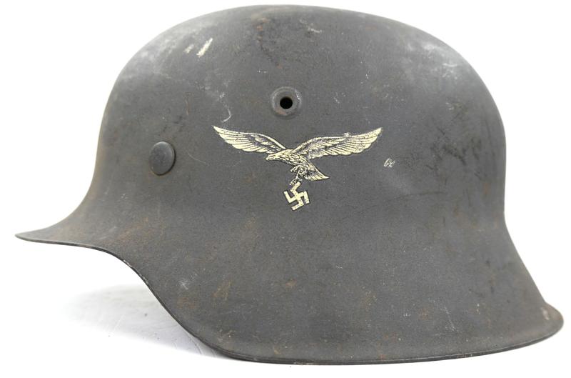 German LW M42 SD Combat Helmet