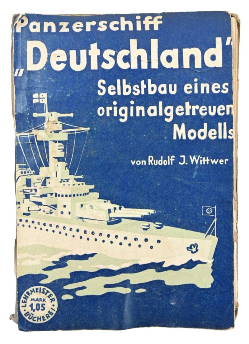 German Third Reich Era Booklet 'Panzerschiff Deutschland'