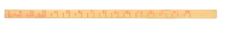 German WH Mapcase Measurement Stick