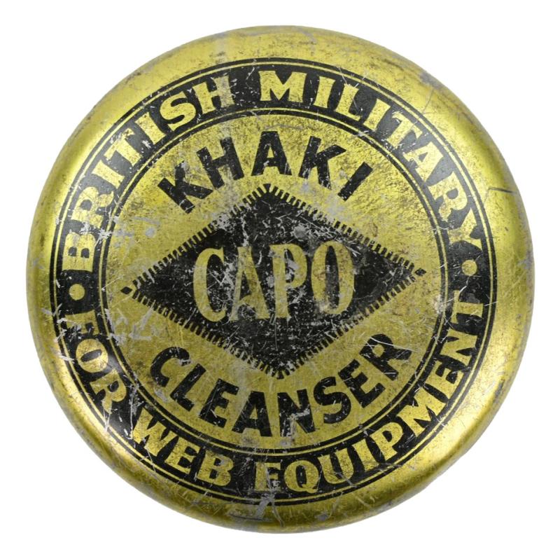 British WW2 Blanco Khaki Capo Cleanser