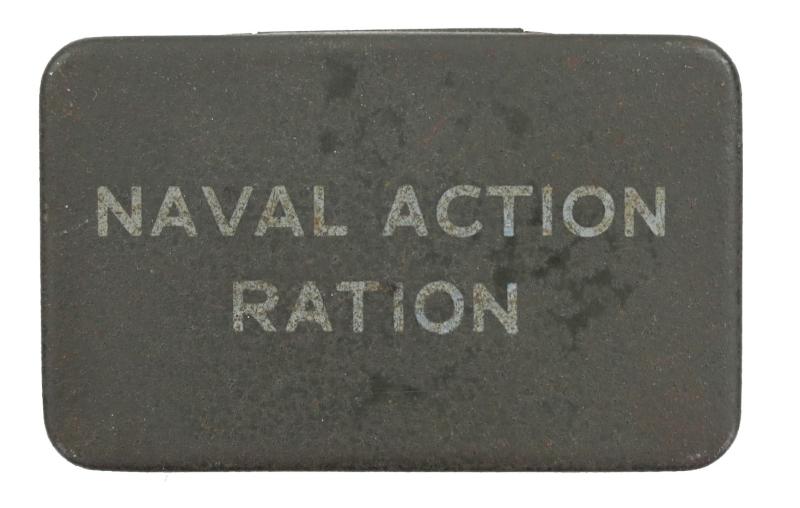 British WW2 Navel Action Ration Tin Can