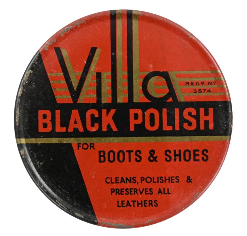 British WW2 Boot Polish Tin Can