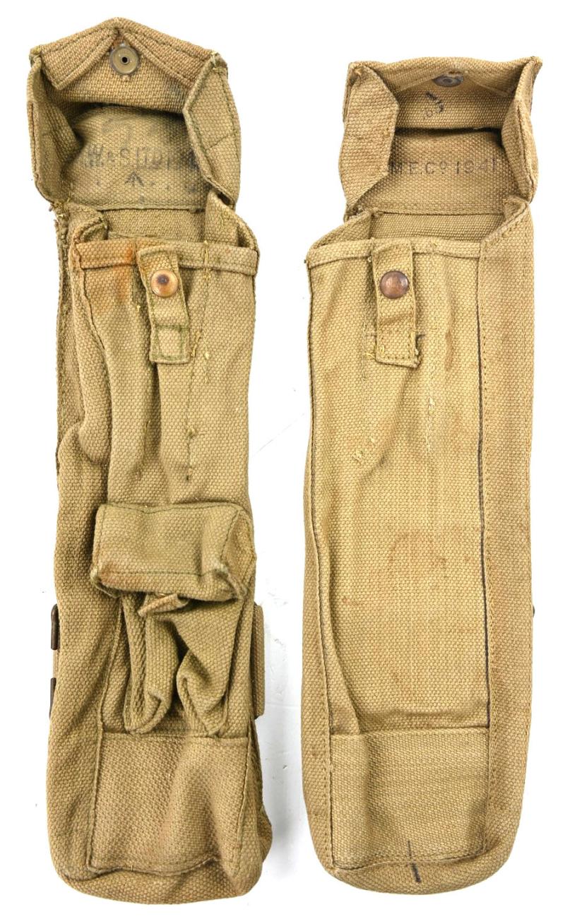 British WW2 Lancaster Magazine Pouch Set