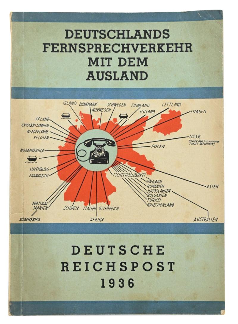 WorldWarCollectibles | German Third Reich Era Phone Information Booklet ...