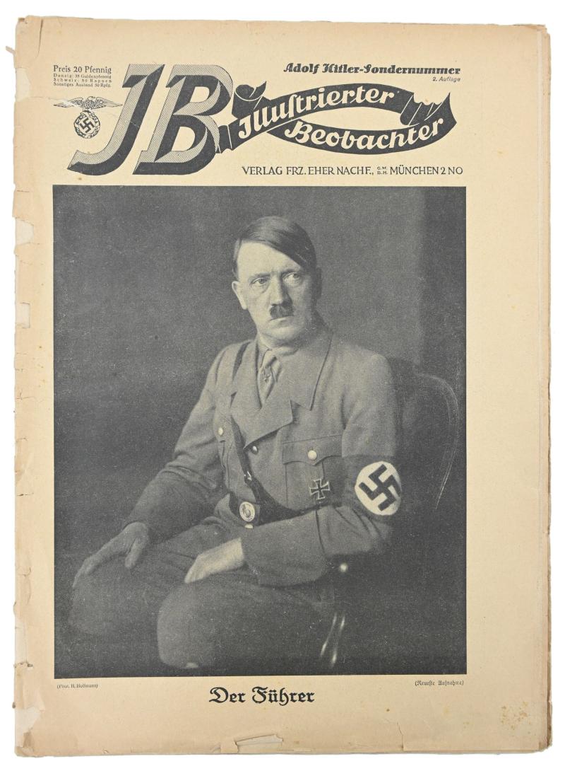 German Magazine Illustrierte Beobachter ' Adolf Hitler' Edition