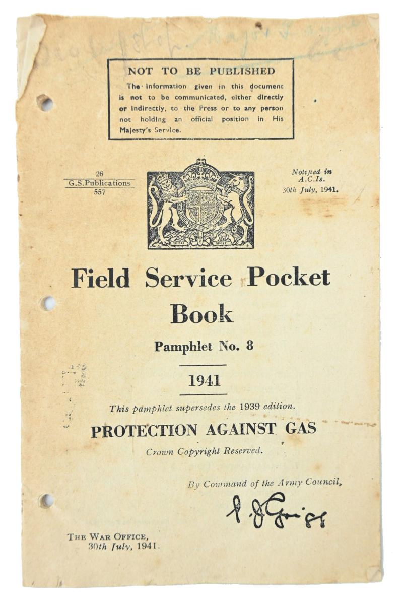 British WW2 Field Service Pocket Book