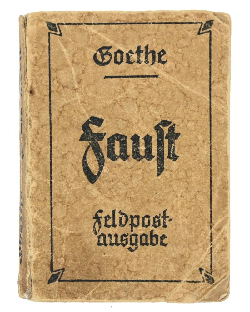 German WH Soldiers Pocket Booklet 'Goethe'