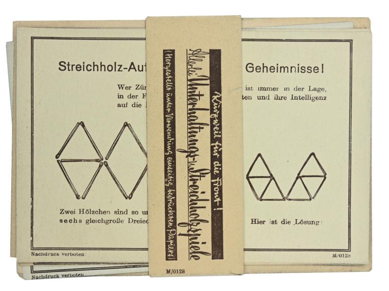 German Third Reich Era Soldiers Match Game