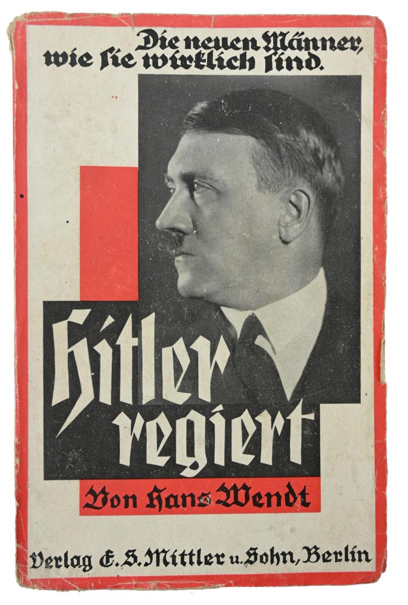 German Third Reich Book ''Hitler Regiert'