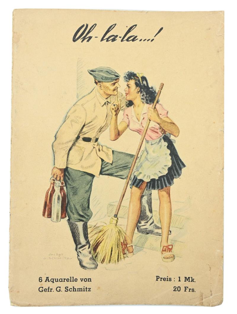 WorldWarCollectibles German Drawing Booklet 'Ohlala...!'