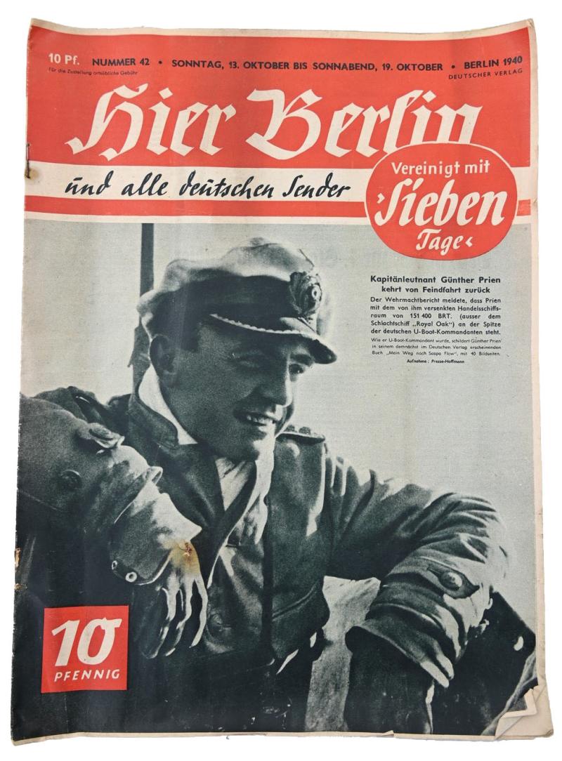 German Third Reich Magazine 'Hier Berlin'