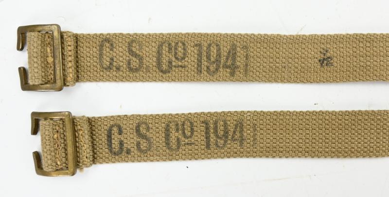 British WW2 Equipment Straps