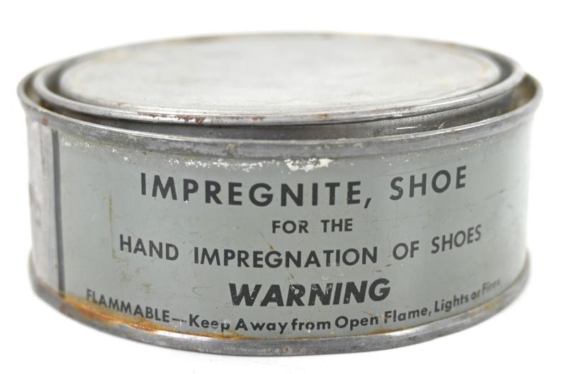 US WW2 Shoe Impregnite Tin Can