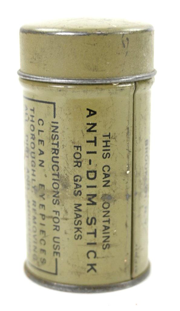 US WW2 Anti-Dim Gasmask Tin Can