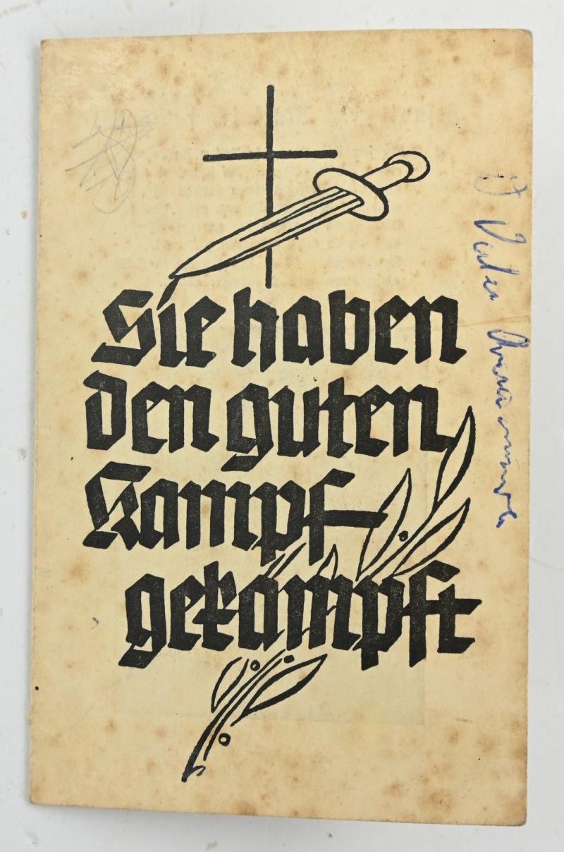 German WH Deathcard 'Narvik'