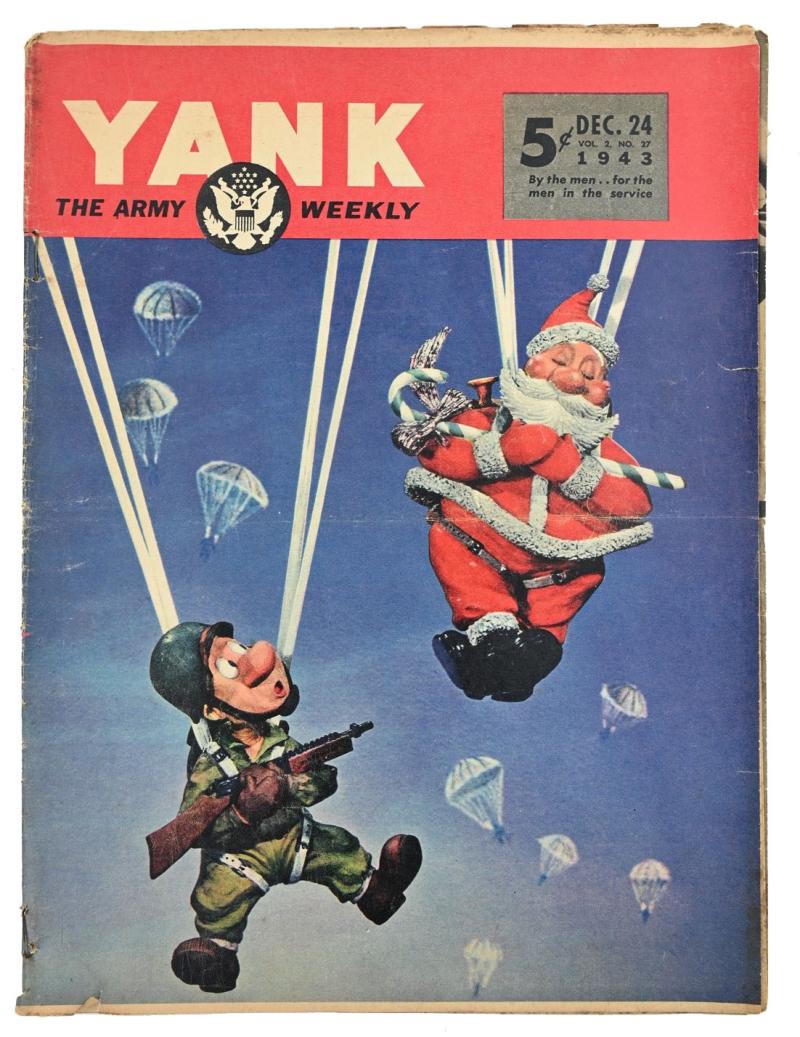 US WW2 Yank Magazine Paratrooper 24 December 1943