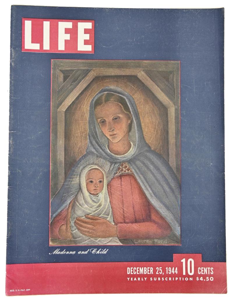 US WW2 Life Magazine 25 December 1944