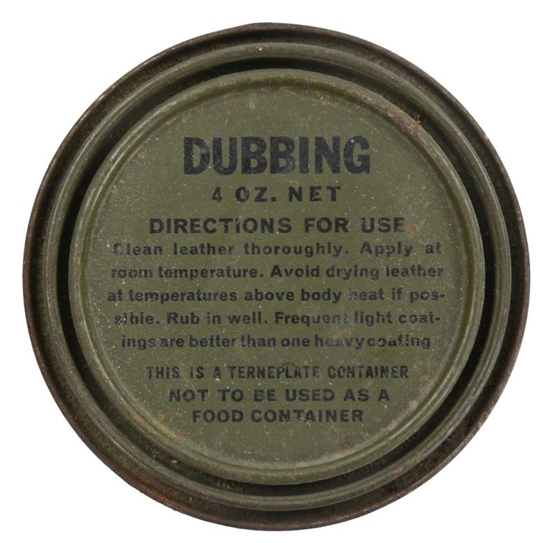 US WW2 Dubbing Tin Can