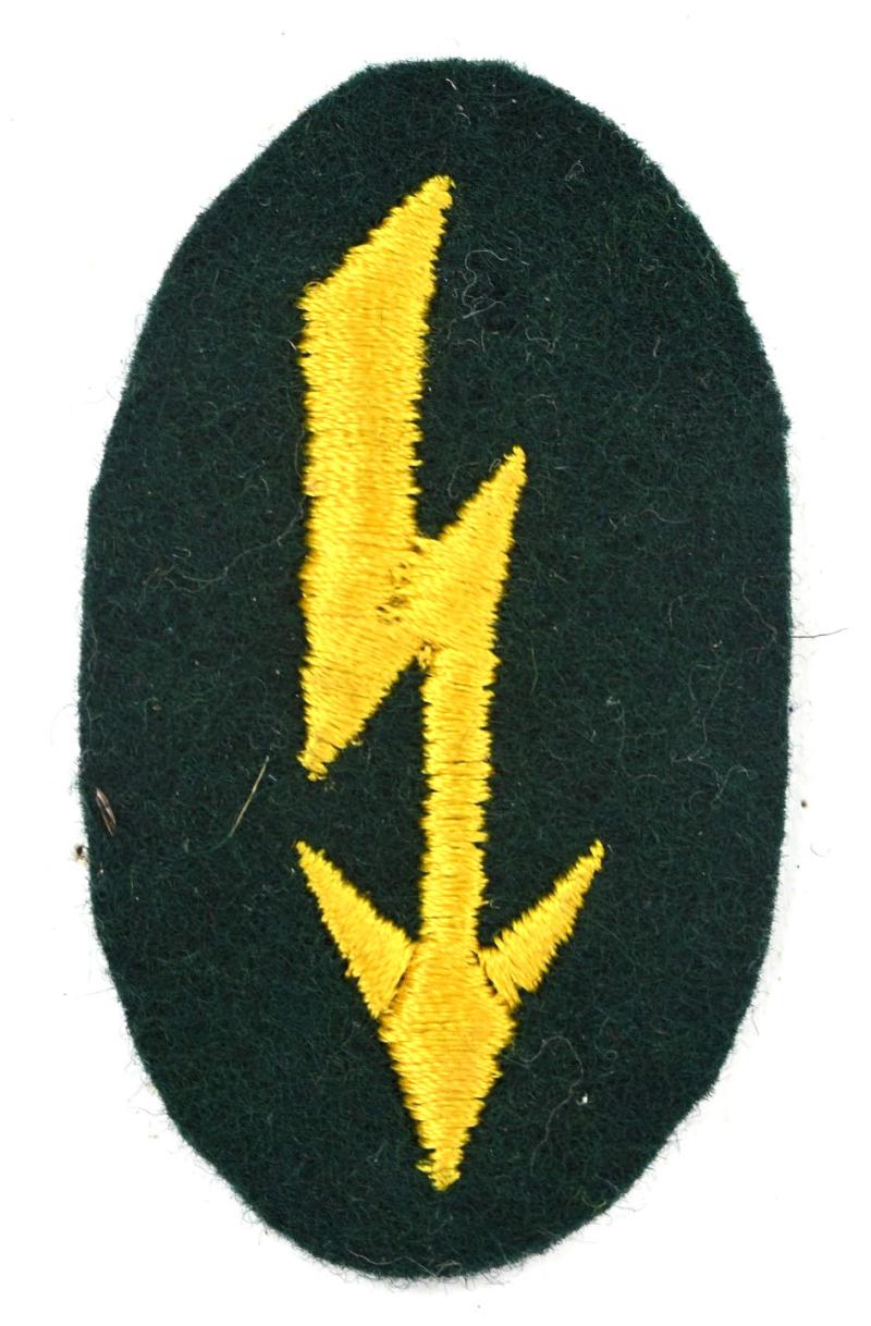 German WH Signal Troops Sleeve Patch