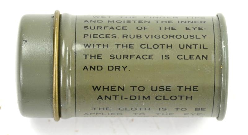 US WW2 Anti-Dim Gasmask Tin Can