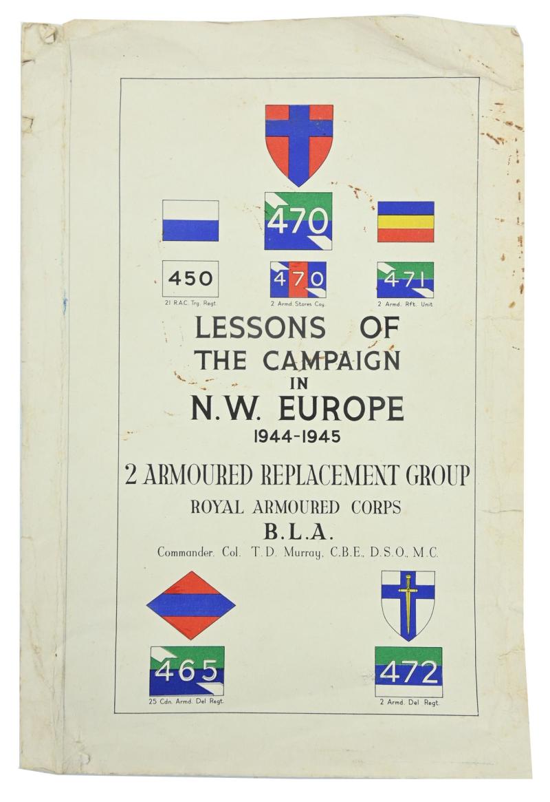 British WW2 Armoured Division Training Booklets