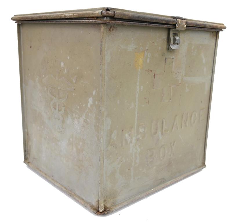 US WW1 Military Medical Deptartment Steel Ambulance Box