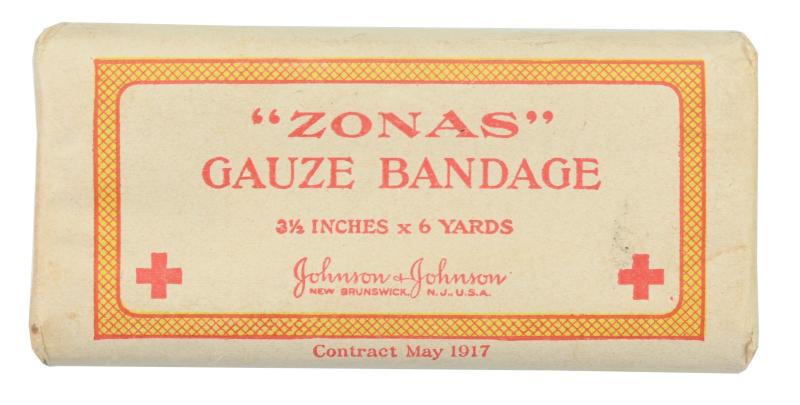 SPECIAL DISCOUNT ONLY THIS WEEKEND US WW1 First Aid Gauze bandage 'Zonas'