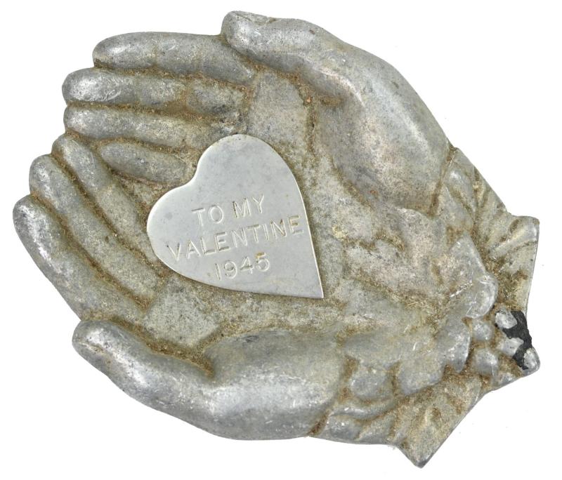 US WW2 Era Valentine Heart 1945