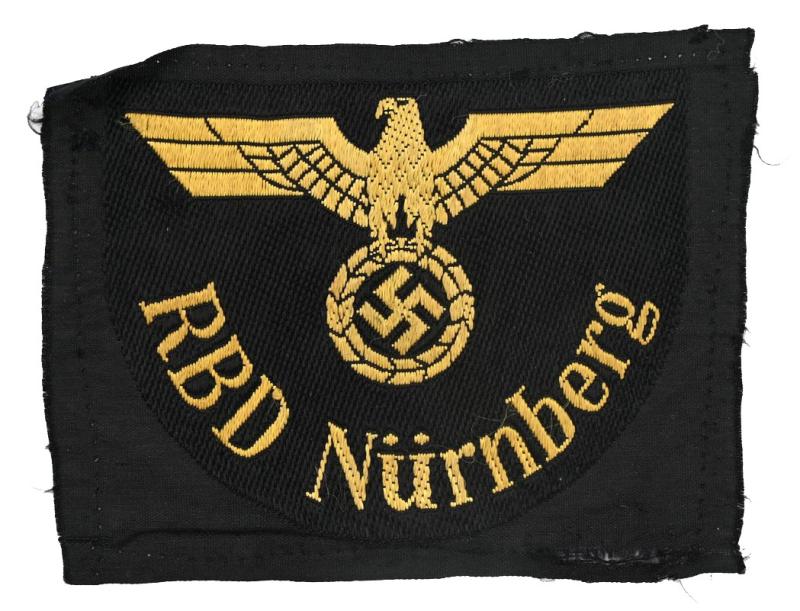 German Reichsbahn Sleeve Patch 'Nürnberg'