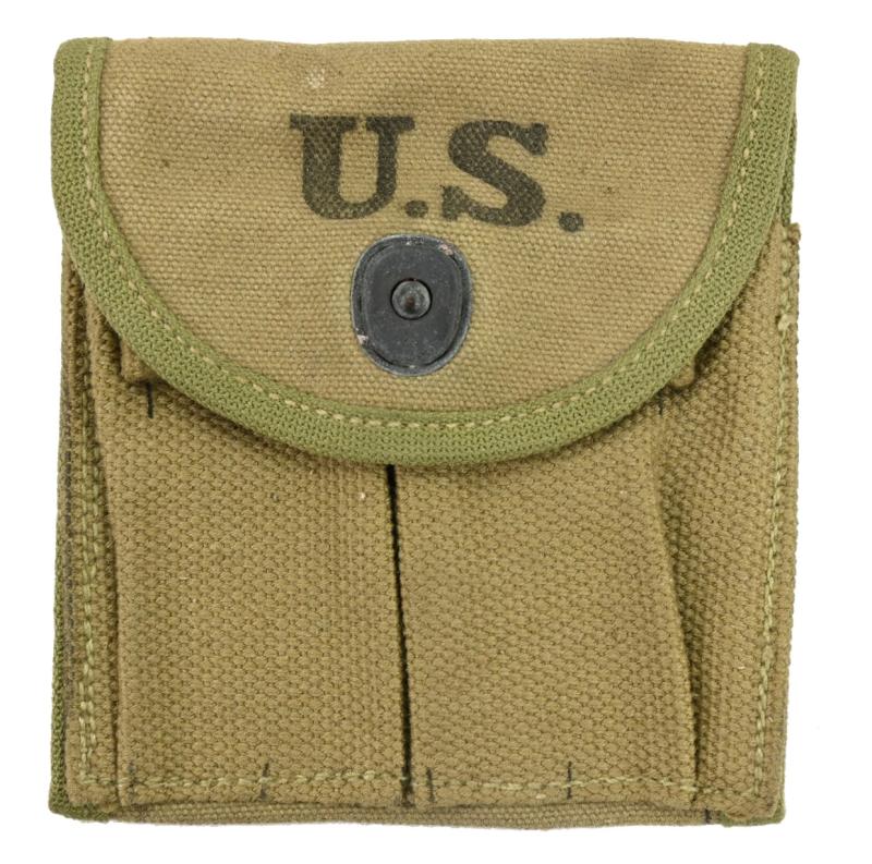 US WW2 M1 Magazine Pouch 'JQMD 1942'