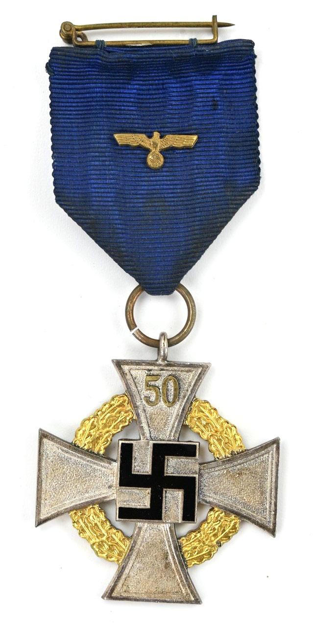 German 50 Years Service Medal